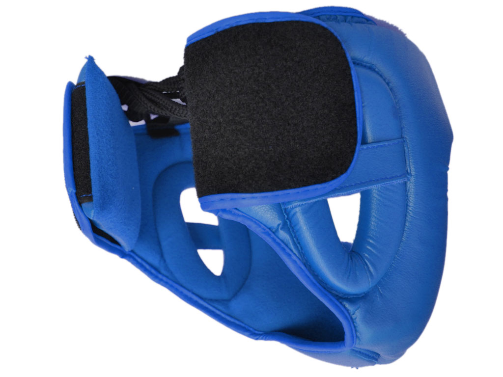 Шлем боксёрский закрытый blue L