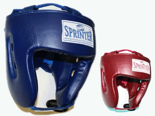 Шлем боксёрский SPRINTER открытый кожзам размер XL