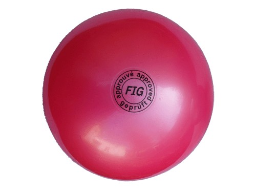 Мяч для художественной гимнастики профессиональный 19см 400грамм. Цвет розовый. Одобрен международной федерацией художественной гимнасти (FIG). На мяче имеется маркировка FIG approved :(АВ2801):