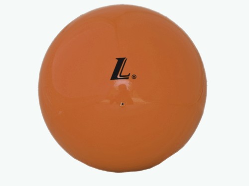 Мяч для художественной гимнастики «L» силикон, цвет - оранжевый :SH5012: