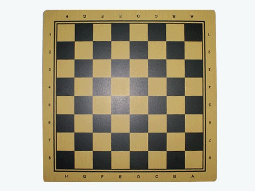 Доска ламинированная для шашек и шахмат. Размер 44х44 см. Материал: прессованный картон. :(Q44х44):