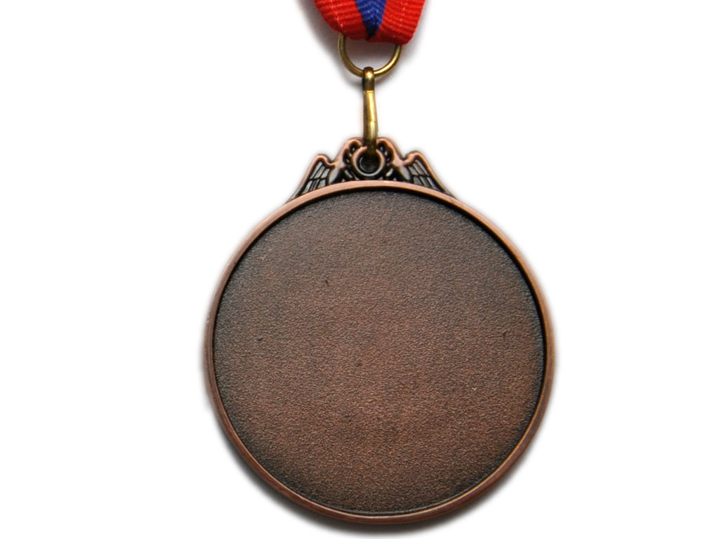 Медаль спортивная с лентой 3 место d - 5 см :PF-3