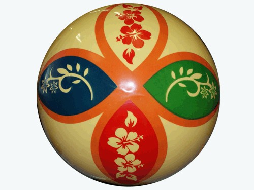 Мячик игровой с орнаментом. Диаметр 25 см: ХС183