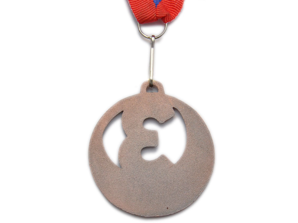 Медаль спортивная с лентой 3 место d - 5 см :5501-3