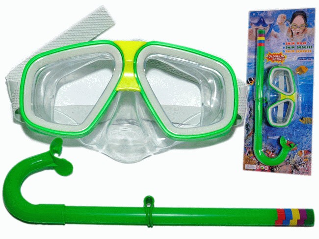 Набор для плавания детский маска + трубка :2009-3