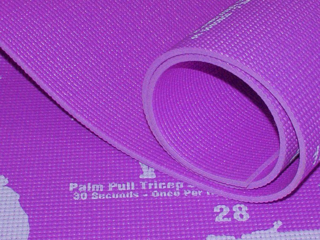 Коврик для йоги. Цвет фиолетовый. RW-6-Ф