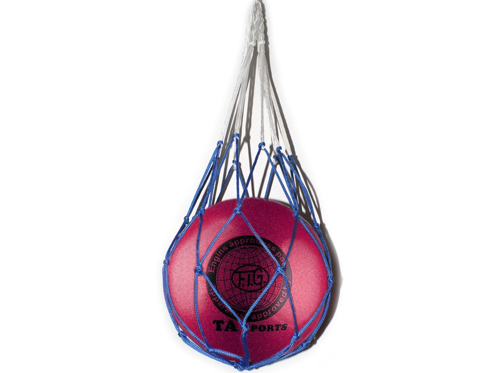 Мяч для художественной гимнастики. Диаметр 19 см. Цвет розовый имитация 