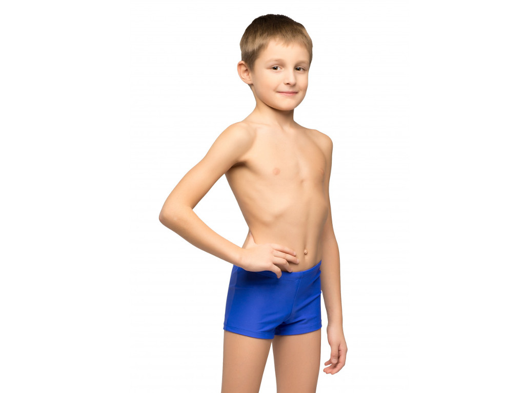 Плавки-шорты детские однотонные пурпурно-синие размер 32 Korri :П56-011