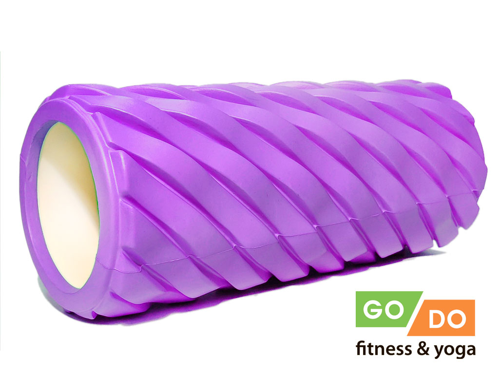 Валик (ролл) для фитнеса GO DO XW7-33-purple+