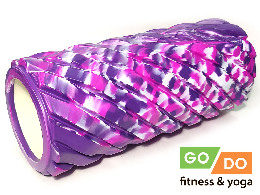 Валик ролл для фитнеса GO DO XW7-33-KM-purple