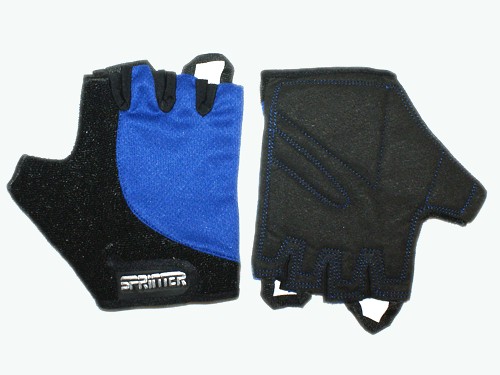 Перчатки для велосипедистов. Материал: ткань, замша. Размер S. :(C): купить оптом у поставщика sprinter-opt.ru
