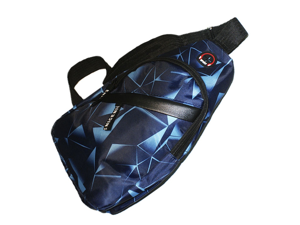Спортивный рюкзак, чёрно-синий: ХВВ-6
