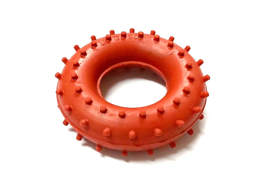 Эспандер кистевой кольцо с шипами, резина, нагрузка  25кг, индивидуальная упаковка. :(ST004):