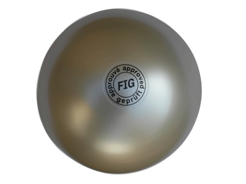 Мяч для художественной гимнастики профессиональный 19см 400грамм. Цвет белый. Одобрен международной федерацией художественной гимнасти (FIG). На мяче имеется маркировка FIG approved :(АВ2801):