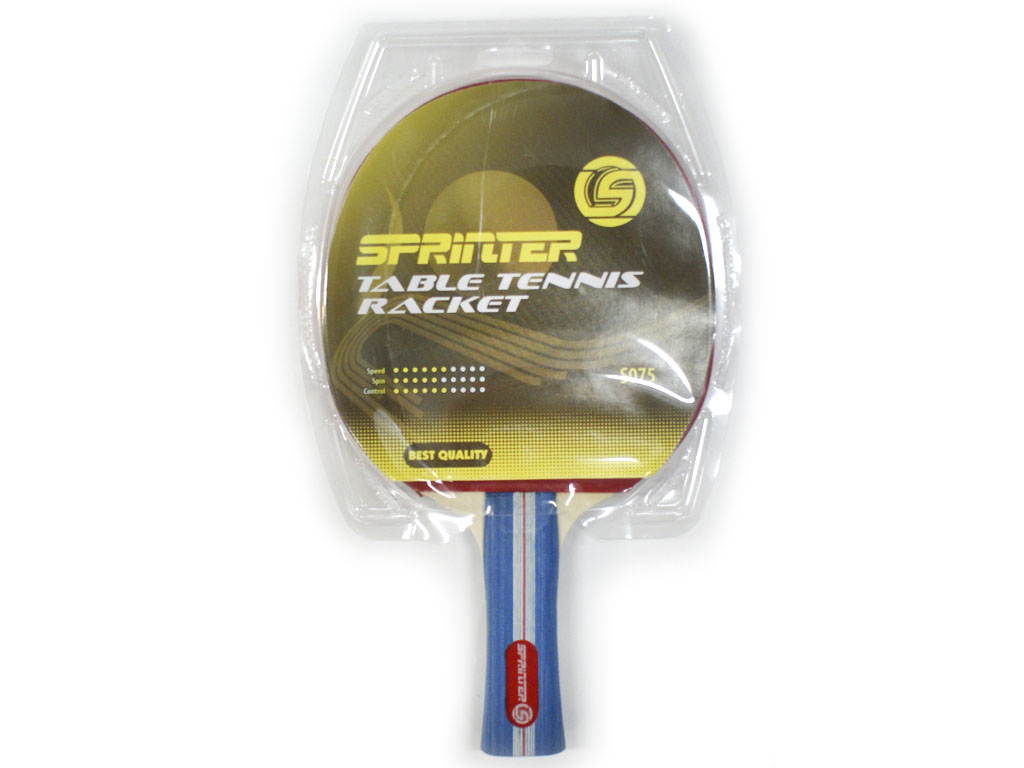 Ракетка для игры в настольный теннис Sprinter. :(S-075):