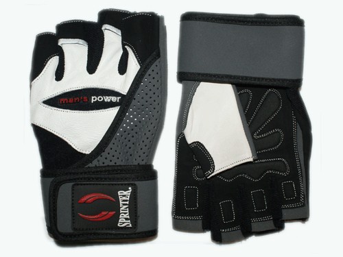 Перчатки для занятий тяжёлой атлетикой SPRINTER без пальцев размер M :456 M