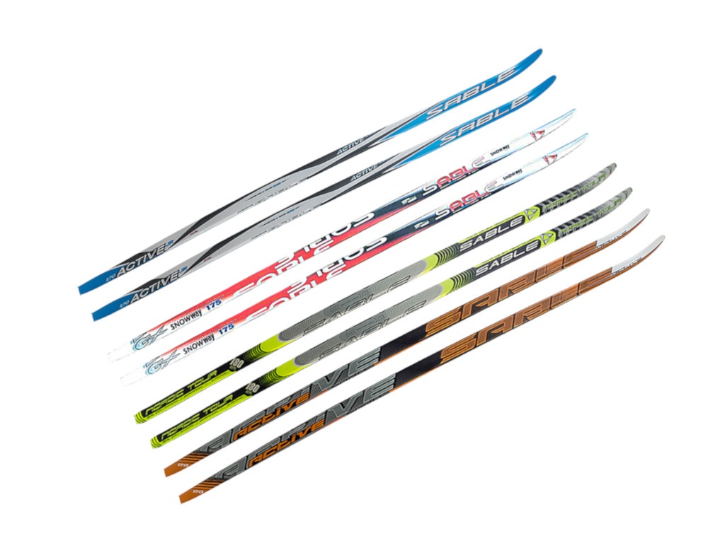 Лыжи спортивные пластиковые STC step р 150