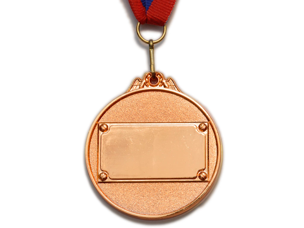 Медаль спортивная с лентой 3 место d - 5,3 см :530-3
