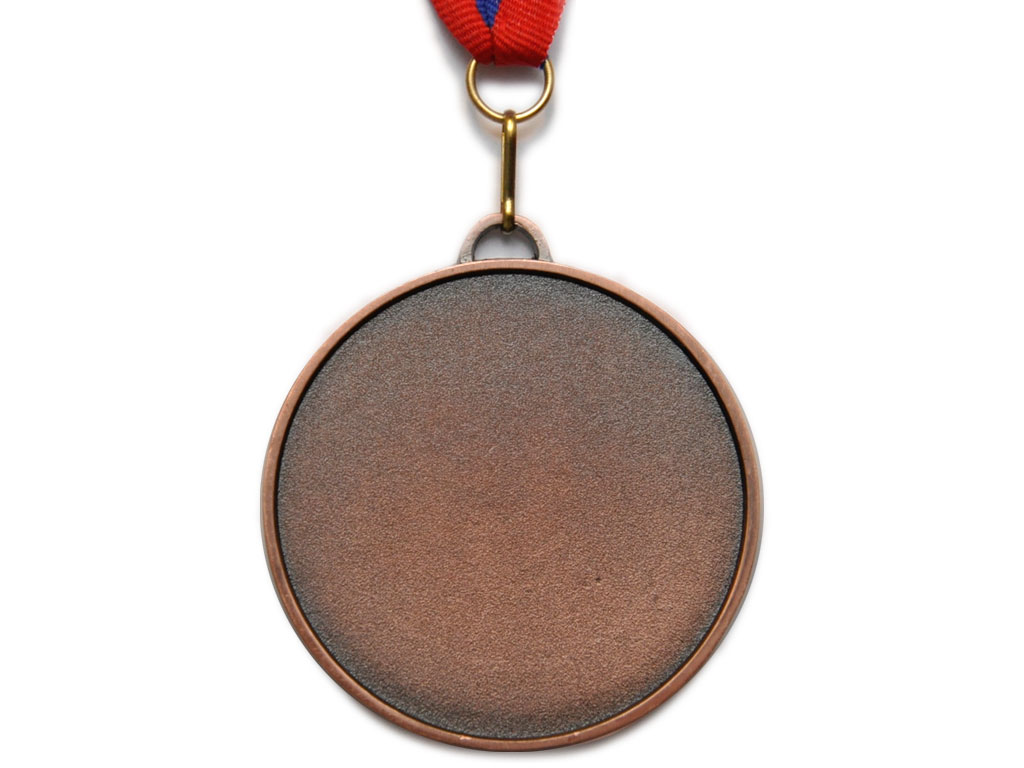 Медаль наградная с лентой, d - 65мм ( цвет 