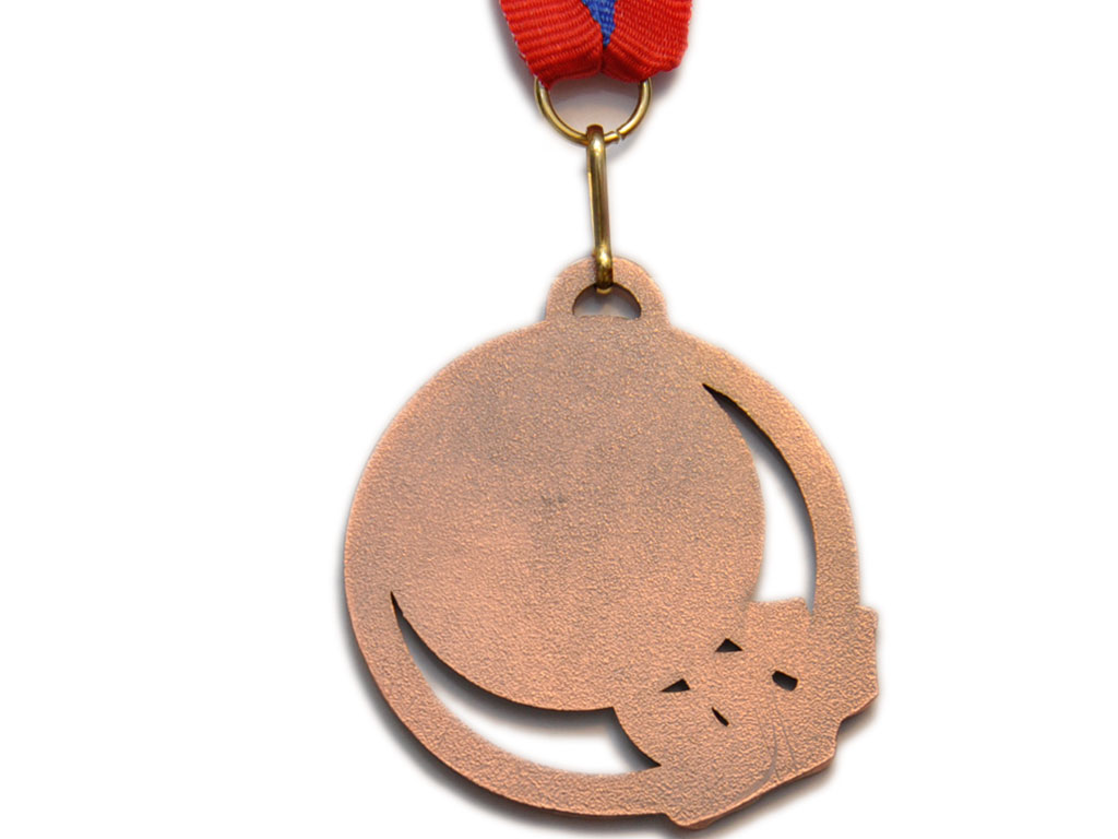 Медаль спортивная с лентой 3 место d - 5 см :5201-22