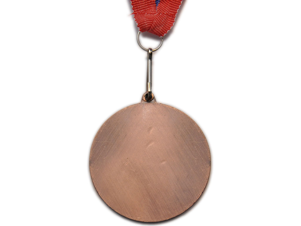 Медаль спортивная с лентой 3 место d - 5 см :T502-3