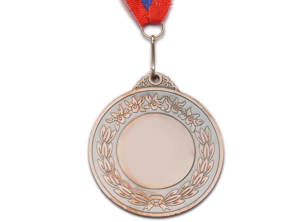 Медаль спортивная с лентой 3 место d - 6,5 см :T503-3