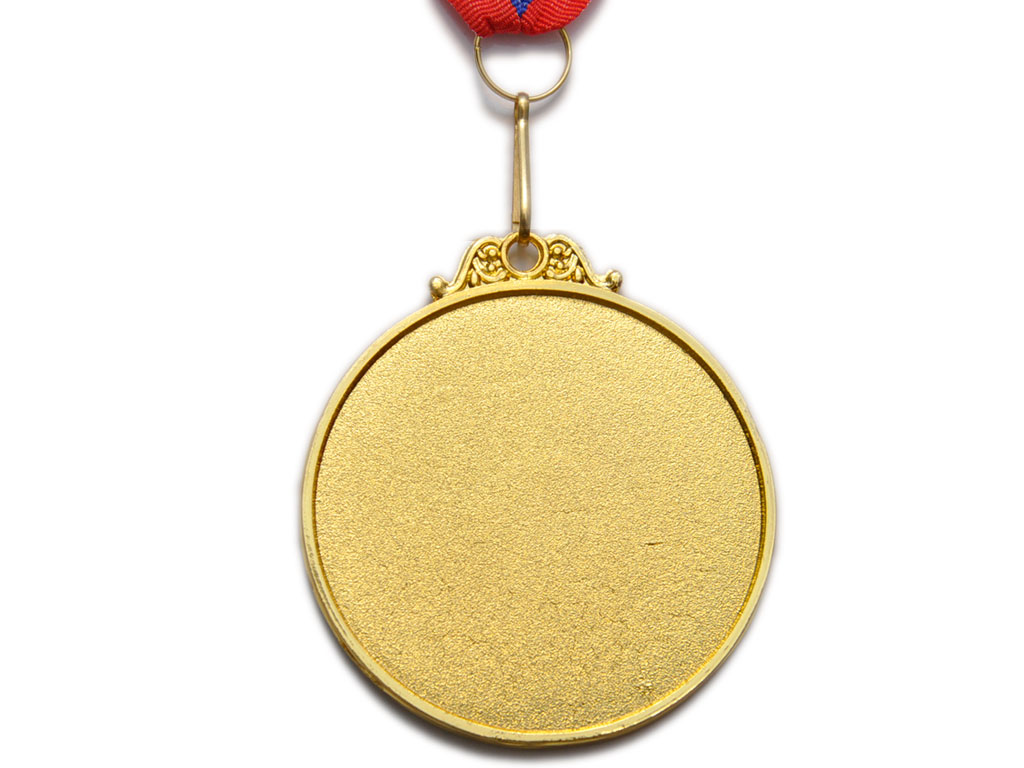 Медаль спортивная с лентой 1 место d - 6,5 см :Е05-1