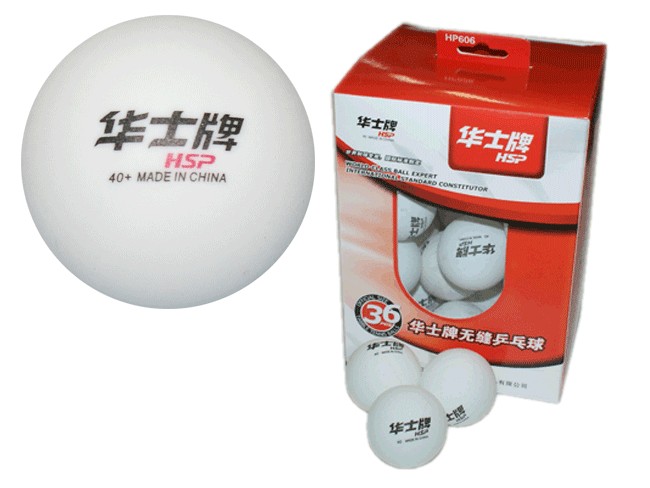 Шарики для настольного тенниса тренировочные HP. Размер. 40 мм. Материал: ABS пластик. Количество штук в упаковке - 36. ABS-606