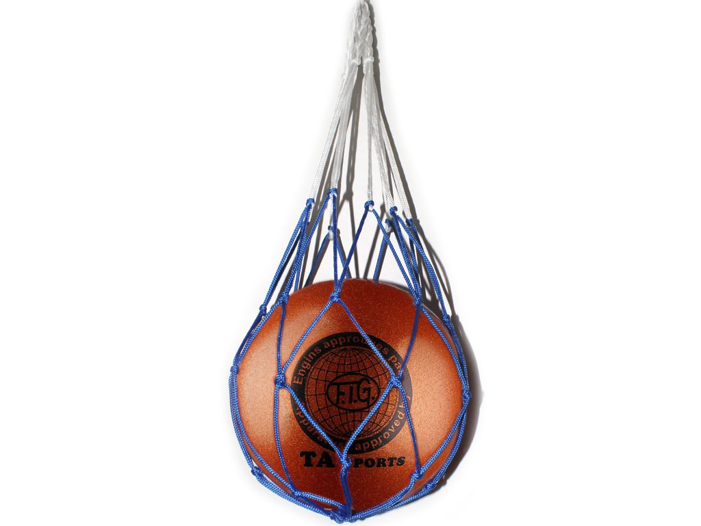Мяч для художественной гимнастики. Диаметр 19 см. Цвет красный имитация 