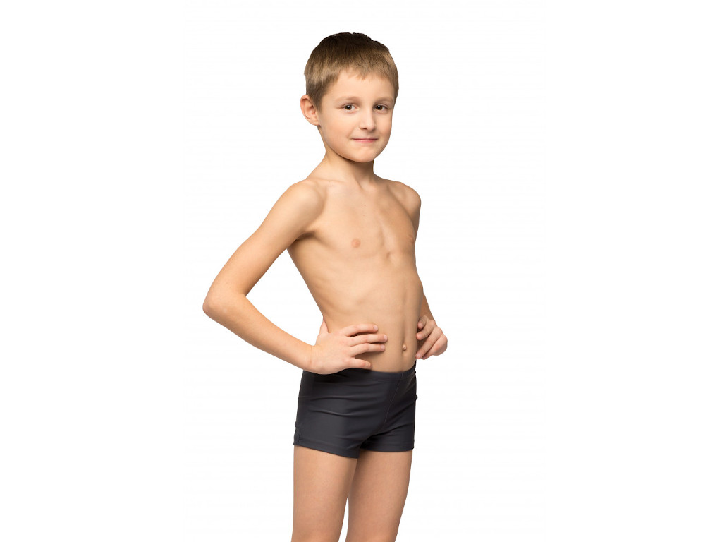 Плавки-шорты детские однотонные тёмно-серые размер 30 Korri :П56-011