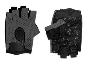Велосипедные перчатки BP-MY-B01-СЕ цвет Серо-Черный купить оптом у поставщика sprinter-opt.ru