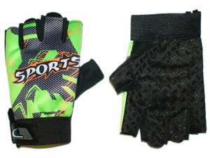 Велосипедные перчатки BP-SP-B04-З цвет зелено-черный купить оптом у поставщика sprinter-opt.ru