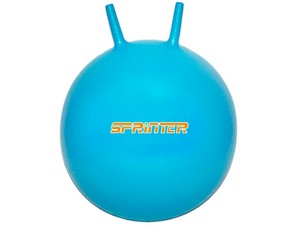 Мяч-прыгун с ушками SPRINTER d-45 см голубой купить оптом у поставщика sprinter-opt.ru