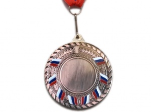 Медаль спортивная с лентой 3 место (без жетона) d - 6 см :Т6-3 купить оптом у поставщика sprinter-opt.ru