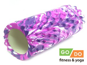 Валик ролл для фитнеса GO DO JD2-33KM-purple купить оптом у поставщика sprinter-opt.ru